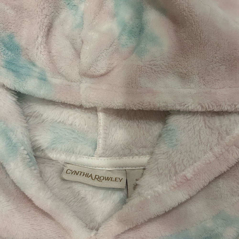 Cynthia Rowley Kids Pink and Blue Tie-Dye Joggers - Picture 3 of 4